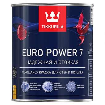 Краска интерьерная латексная Tikkurila EURO POWER 7. Фото N6
