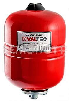 Бак расширительный для отопления 12 л красный VALTEC 