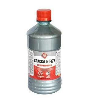 Краска БТ-177 Царицынские краски серебристая 0,5л