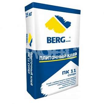 Клей плиточный Berghome ПК11 супер 25кг