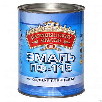 Эмаль Царицынские Краски ПФ-115 ярко-зеленая 0,8кг 
