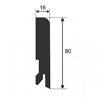 Плинтус Пл МДФ. Фото N2