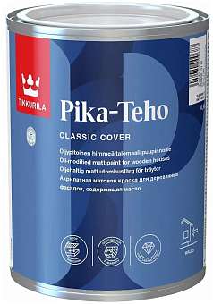 Эмаль акриловая для домов Tikkurila pika-teho База А 0,9л