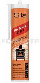 Герметик для печей +1500С Sila Pro Max Sealant черный 280мл