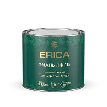Эмаль ERICA ПФ-115 белая 1,8кг