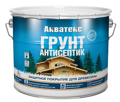 Грунт-антисептик Акватекс Рогнеда 9л 