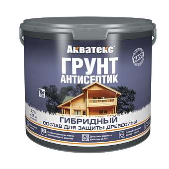 Грунт-антисептик ГИБРИДНЫЙ Акватекс Рогнеда 2,7л