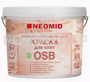 Краска для плит ОСБ-3 Неомид 14кг