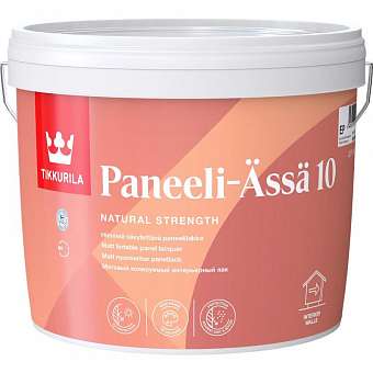 Лак Tikkurila Paneeli-Ässä 10 матовый 2,7л