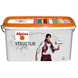 Краска фактурная Alpina Еffekt structur белая 5л