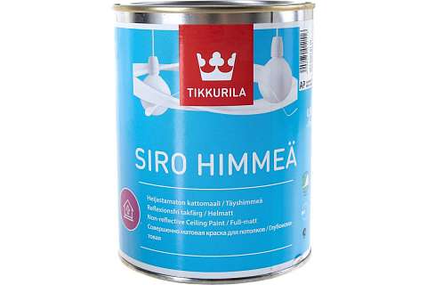 Краска Tikkurila Siro Himmeä белая База А 0,9л