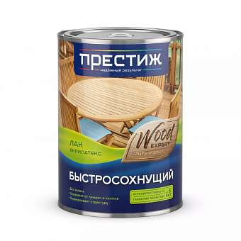 Лак по дереву Престиж Acryllateks бесцветный 0,9л