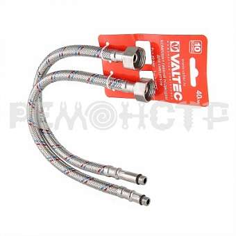 Подводка для смесителей комплект 120см М10*18+М10*35 G1/2' VALTEC