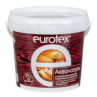Лак акриловый аквалазурь Eurotex Рогнеда розовый ландыш 0,9кг 