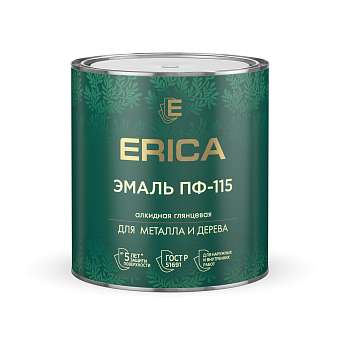 Эмаль ERICA ПФ-115 оранжевая 2,6кг