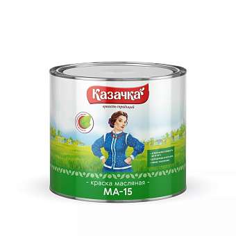 Краска Казачка МА-15 черная 1,9кг 