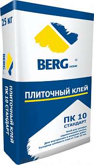 Клей плиточный (керамогранит) BERGhome ПК10 стандарт. Фото N2