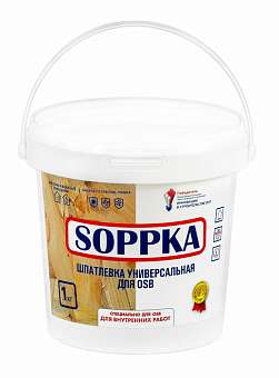 Шпатлевка для плит OSB Soppka 1кг