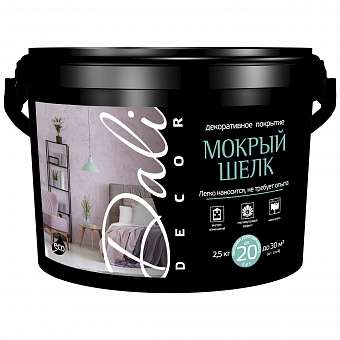 Штукатурка Мокрый шелк DALI-decor РОГНЕДА 2,5кг