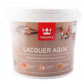 Лак интерьерный Tikkurila Euro Lacquer Aqua матовый 2,7л